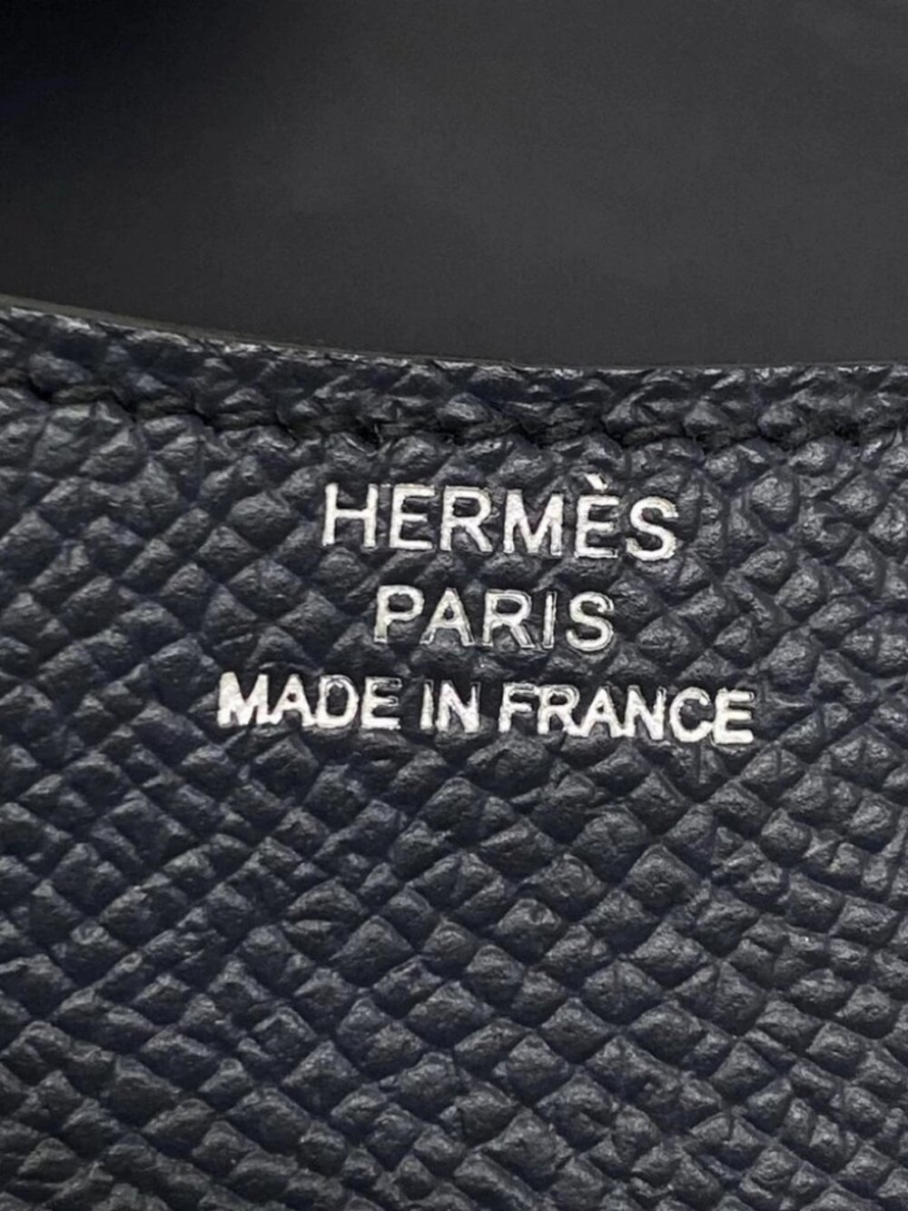 HERMES Constance Slim Blue Indigo Veau Epsom B Other Style Wallet - Picture 6 of 13